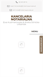 Mobile Screenshot of kancelaria-notarialna.net